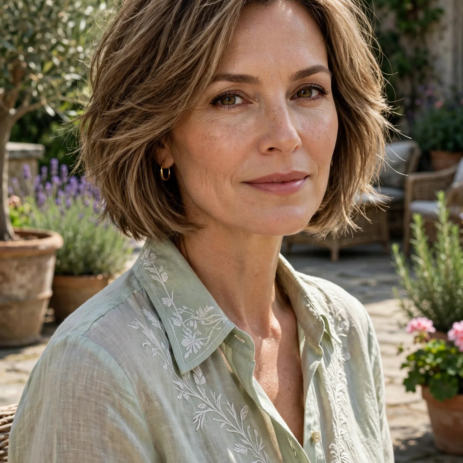 25 Summer Hairstyles for Women Over 40 That Look Youthful & Effortless: Layered Bob with Soft Texture