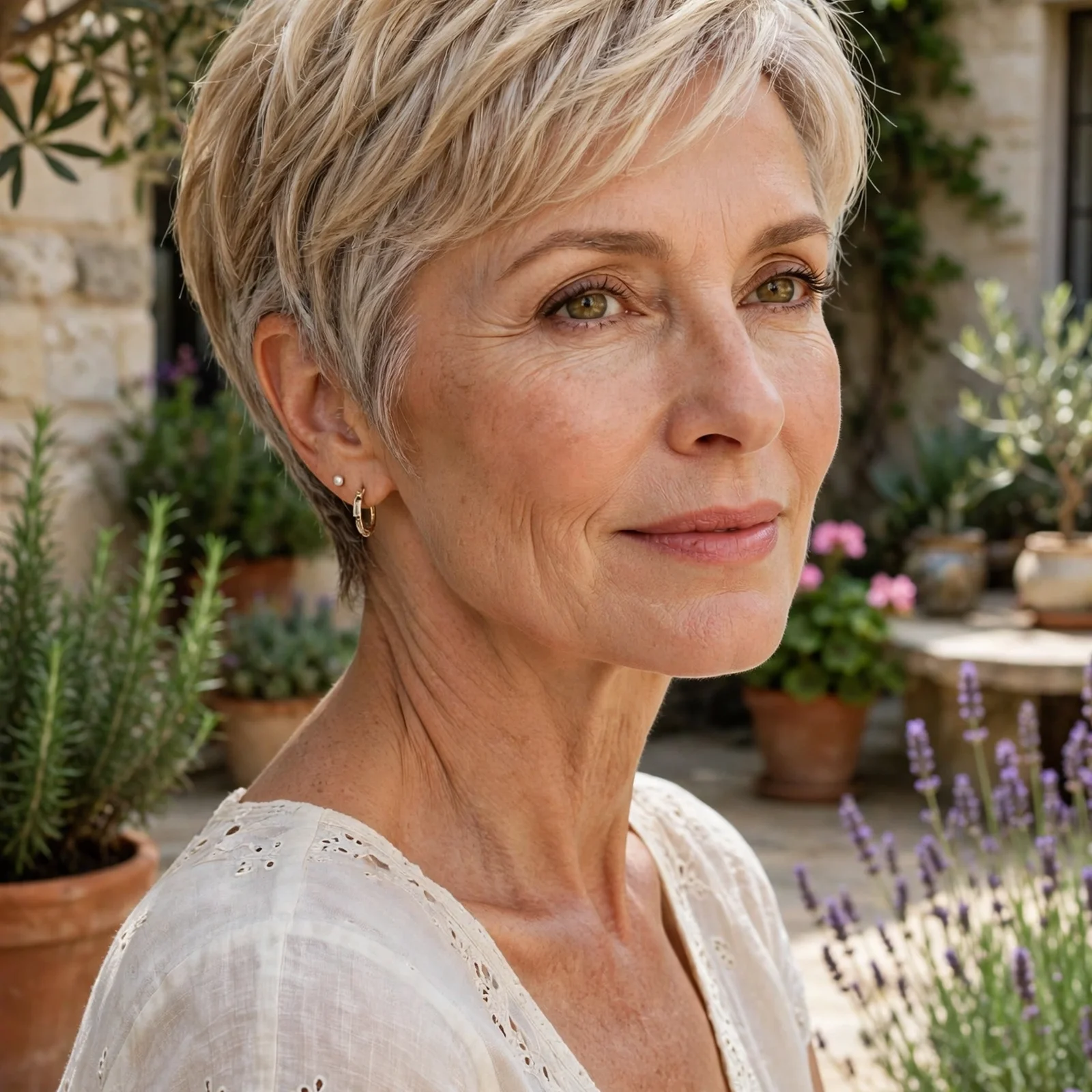 25 Summer Hairstyles for Women Over 50 That Feel Light & Age-Appropriate: Soft Pixie Cut
