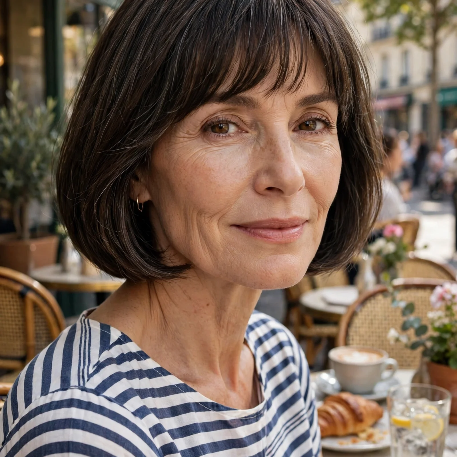 25 Summer Hairstyles for Women Over 50 That Feel Light & Age-Appropriate: French-Inspired Chin-Length Bob