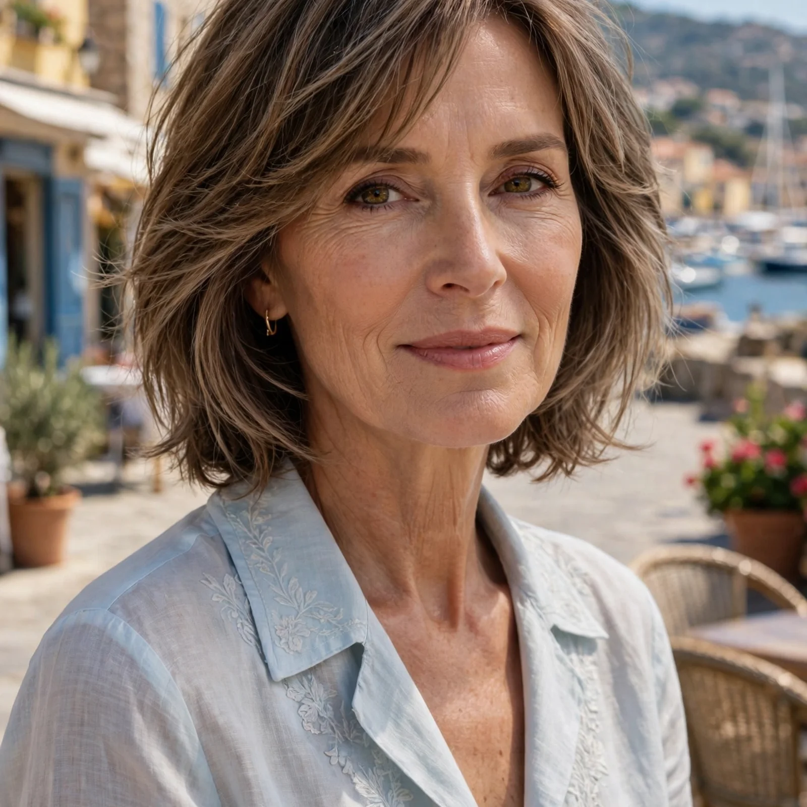 25 Summer Hairstyles for Women Over 50 That Feel Light & Age-Appropriate: Airy Collarbone Cut