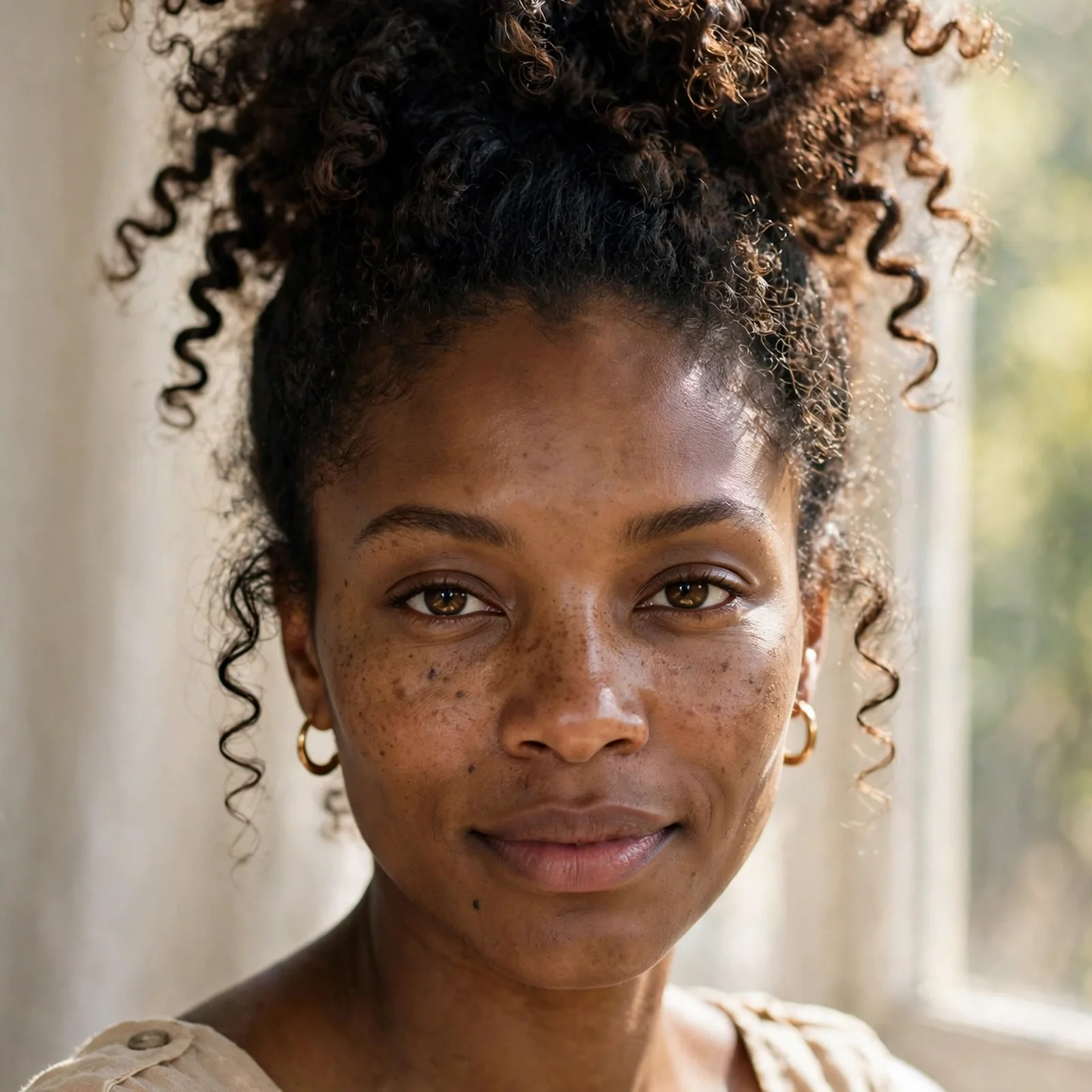 25 Summer Hairstyles for Women That Don't Get Ruined by Sweat (Heat-Proof 2026): Curly Pineapple Updo