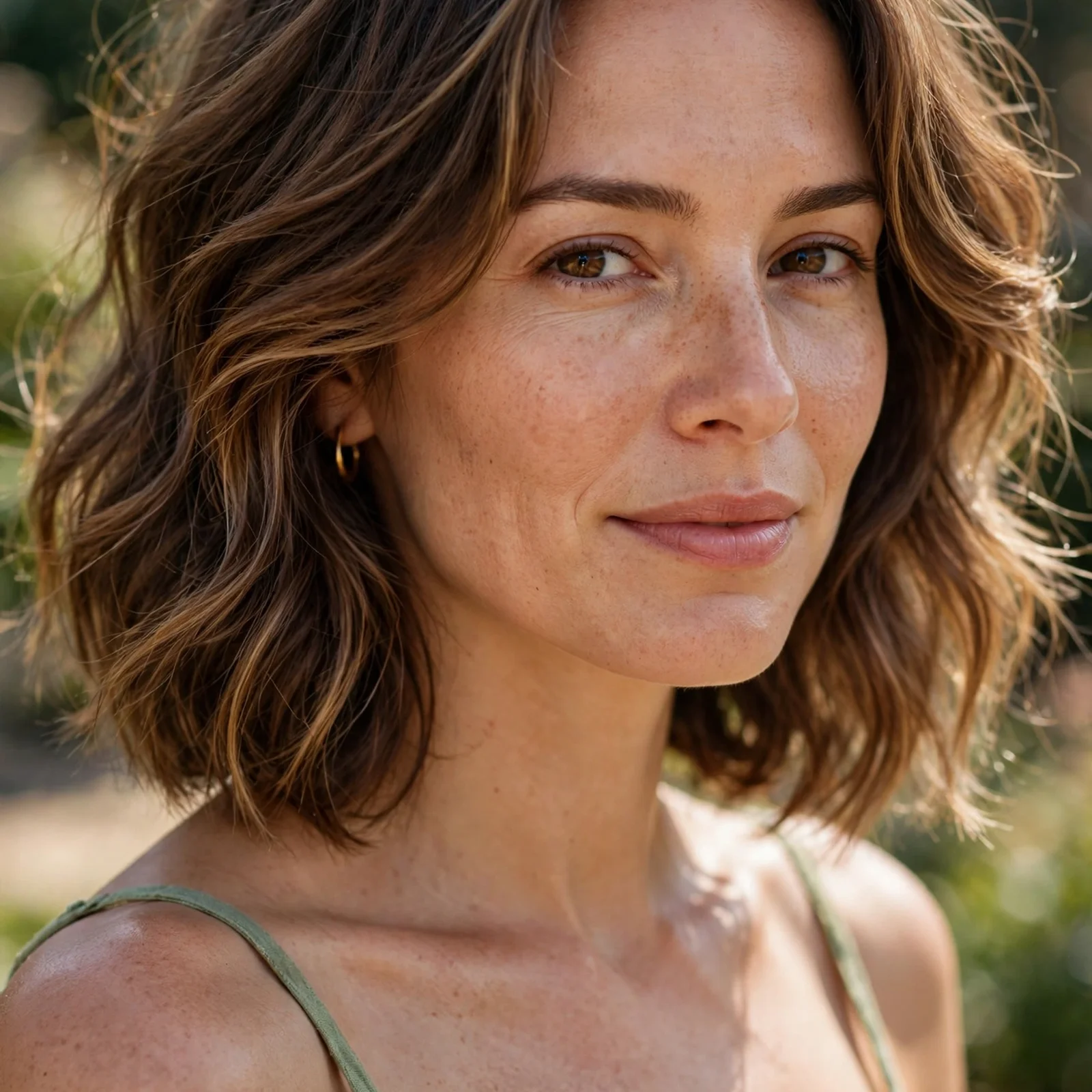 25 Summer Hairstyles for Women That Don't Get Ruined by Sweat (Heat-Proof 2026): Layered Lob With Natural Waves