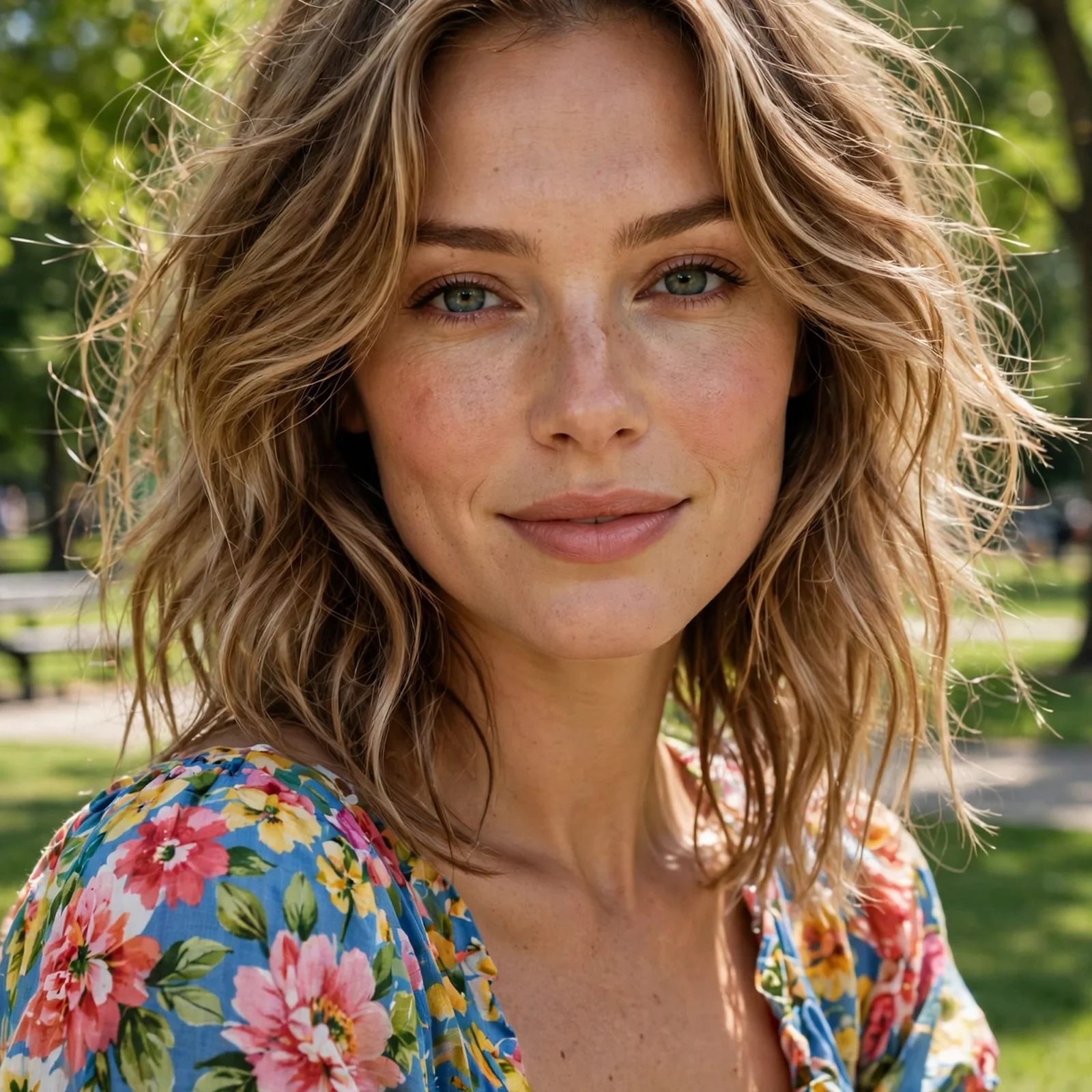 25 Summer Hairstyles for Women With Big Foreheads (Light & Face-Framing): Beachy Curtain Wave Cut