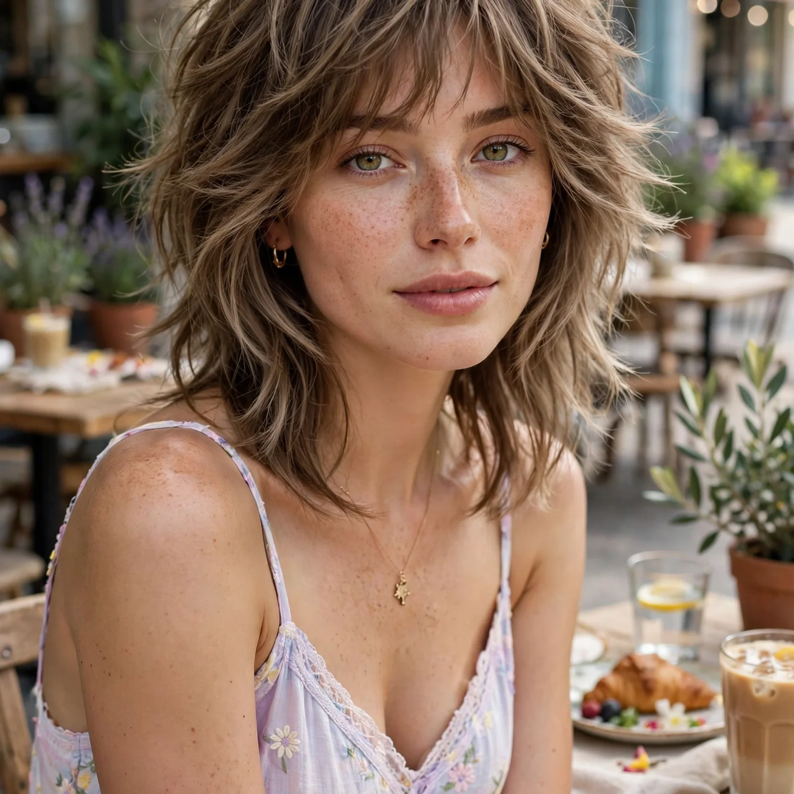 25 Summer Hairstyles for Women With Chubby Face That Slim & Elongate Instantly: Soft Wolf-Inspired Layers
