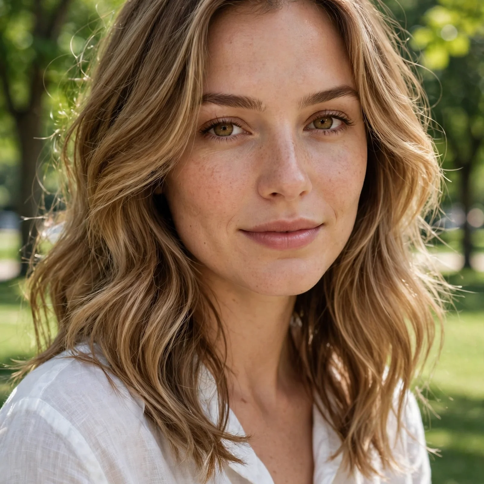 25 Summer Hairstyles for Women With Chubby Face That Slim & Elongate Instantly: Soft Angled Waves