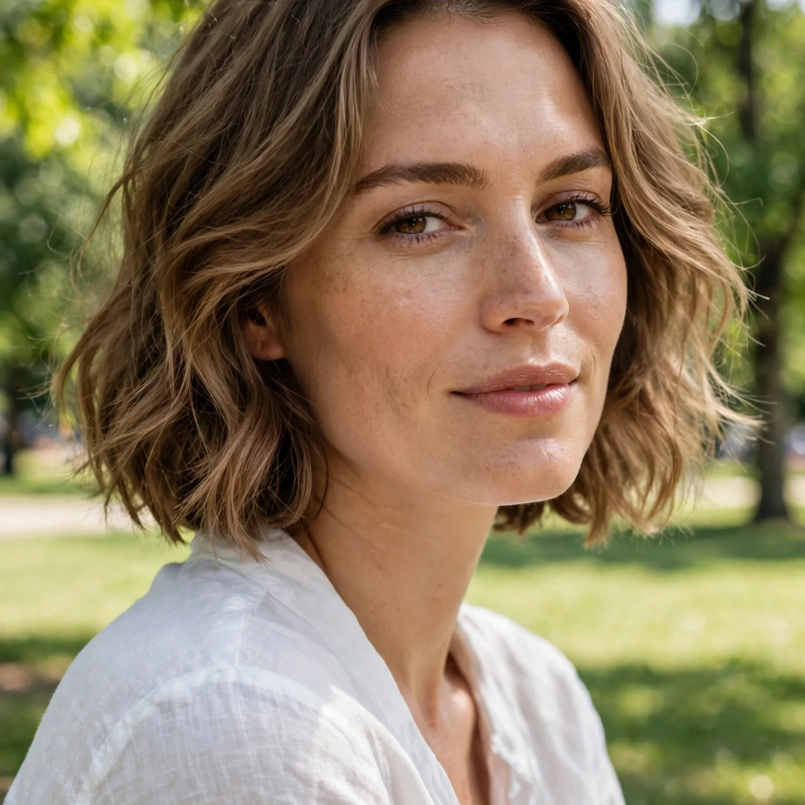 25 Summer Hairstyles for Women With Long Faces That Add Width & Volume: Soft Wavy Bob