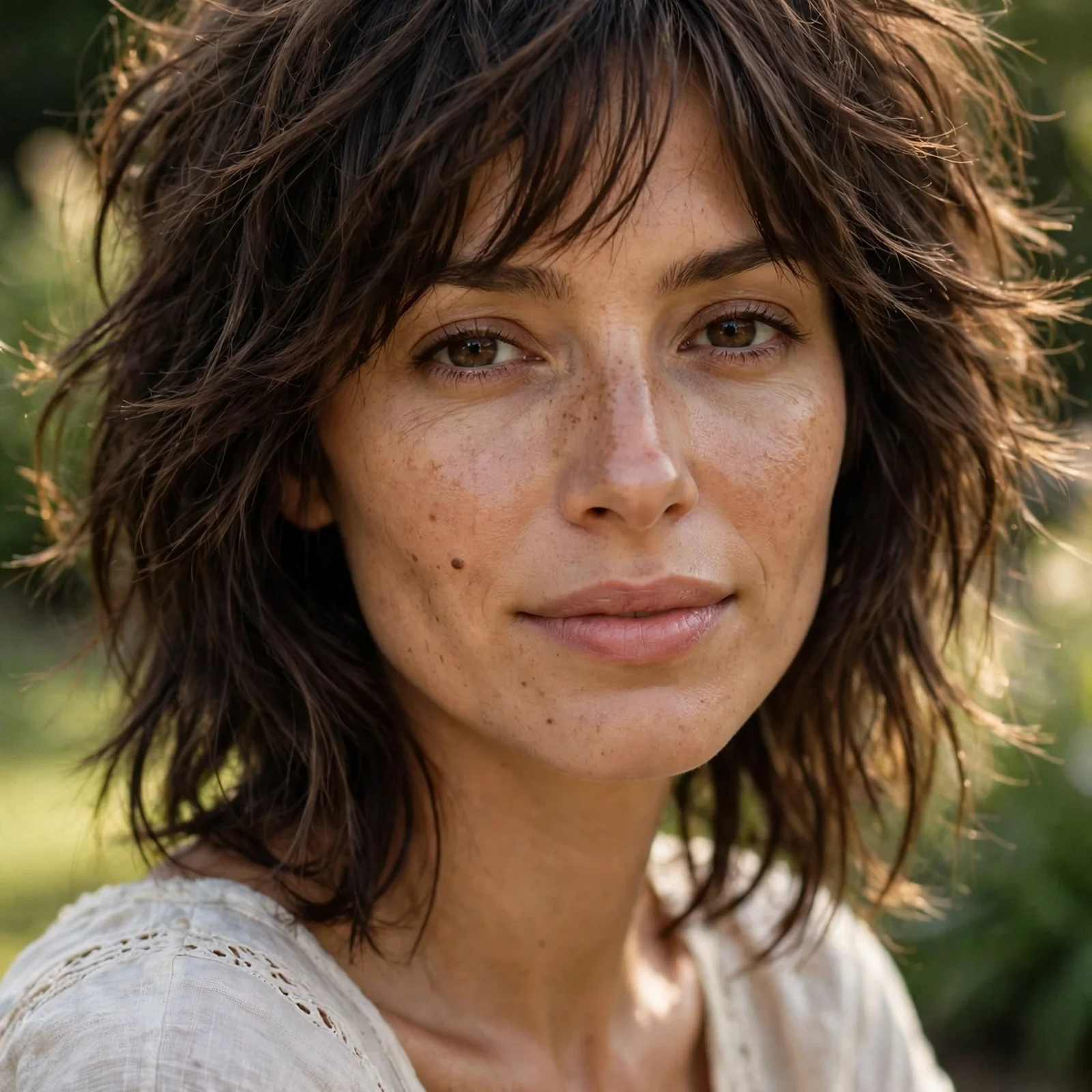 25 Summer Hairstyles for Women With Oval Faces That Stay Balanced & Fresh: Textured Shoulder-Length Shag