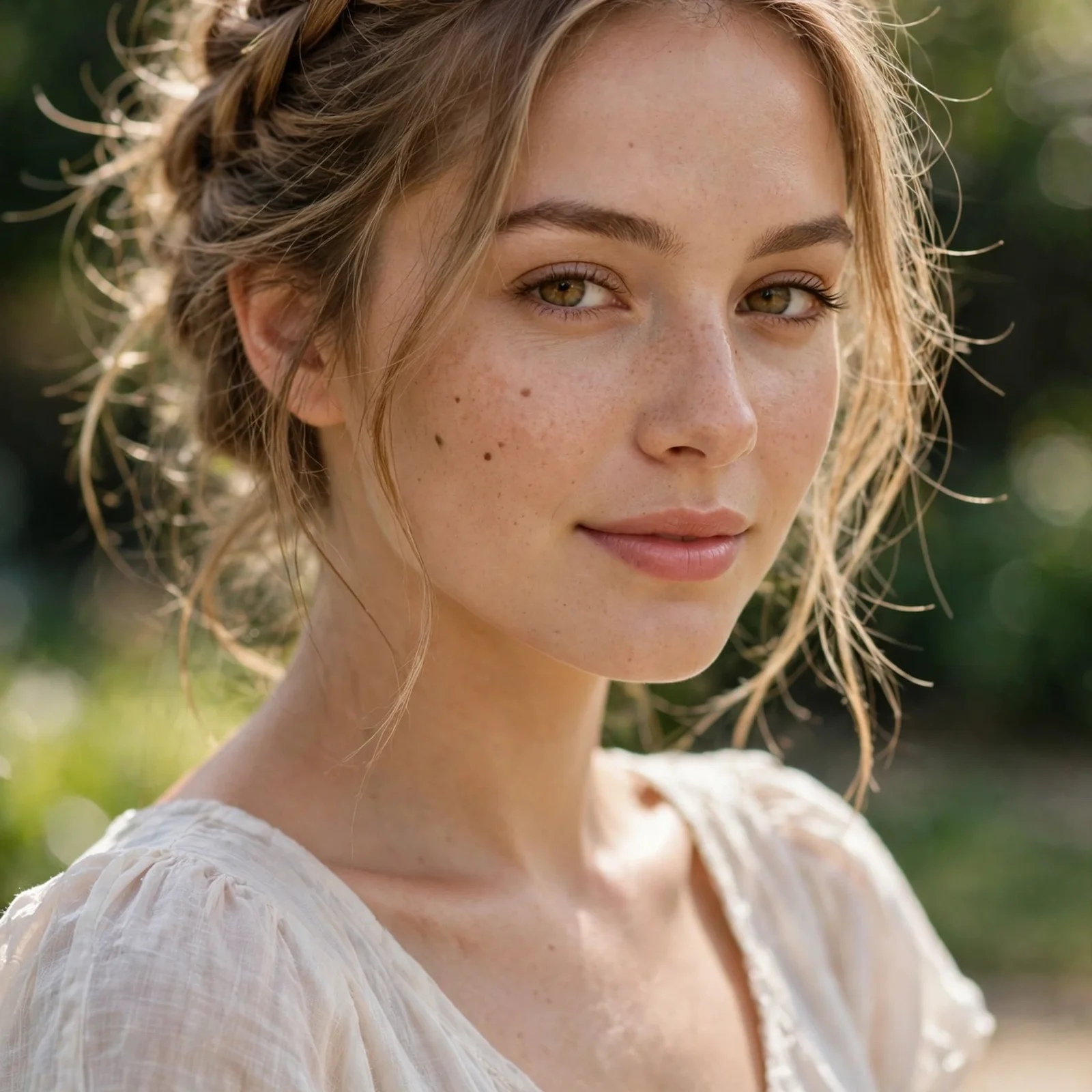 25 Summer Hairstyles for Women With Oval Faces That Stay Balanced & Fresh: Loose Braided Summer Updo