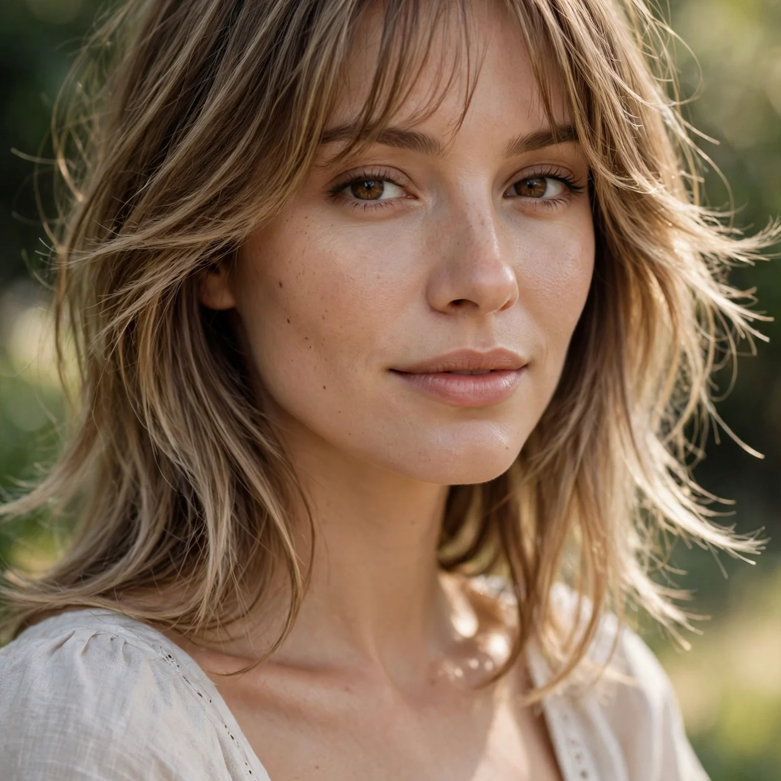 25 Summer Hairstyles for Women With Oval Faces That Stay Balanced & Fresh: Wispy Bang Layered Cut