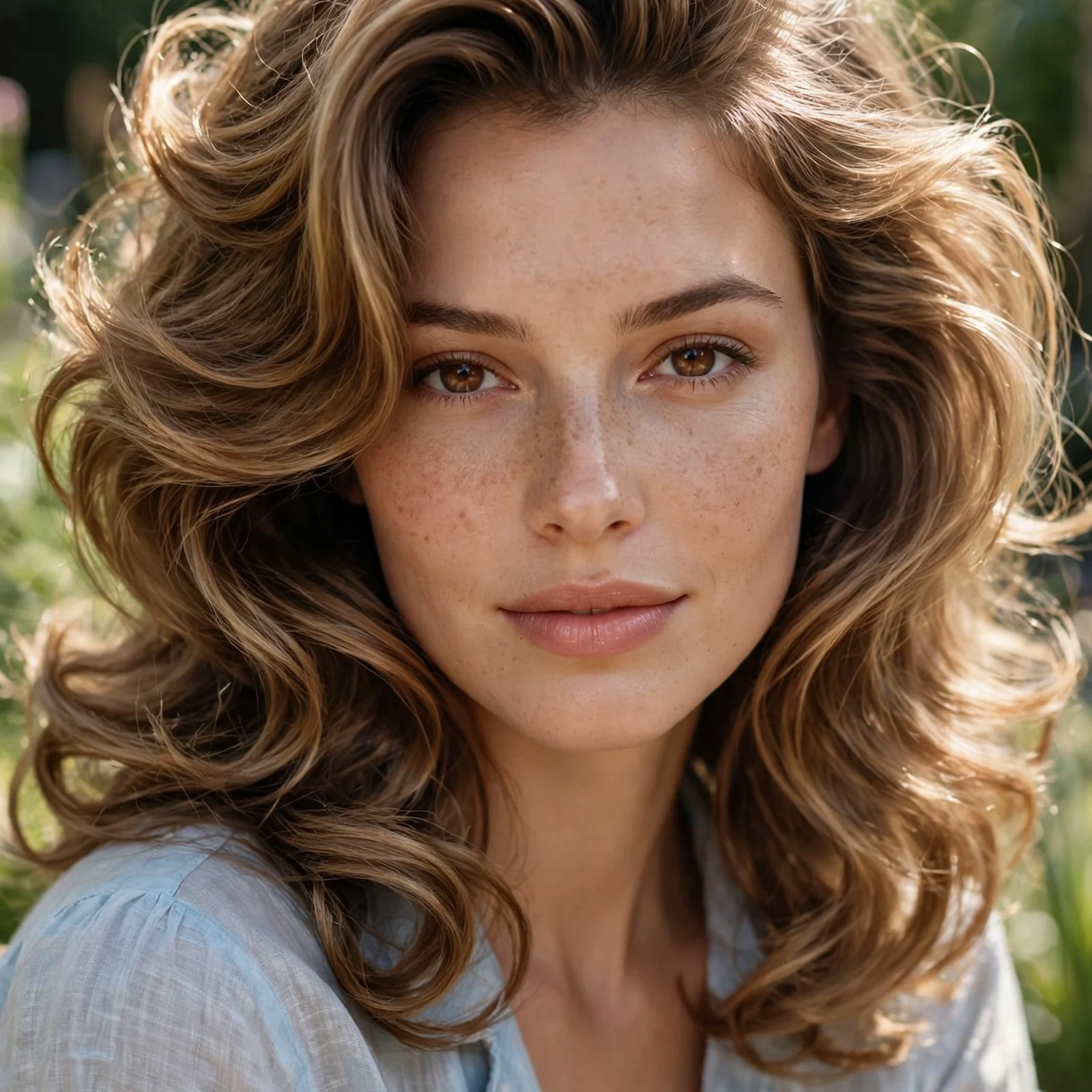 25 Summer Hairstyles for Women With Oval Faces That Stay Balanced & Fresh: Voluminous Blowout Layers