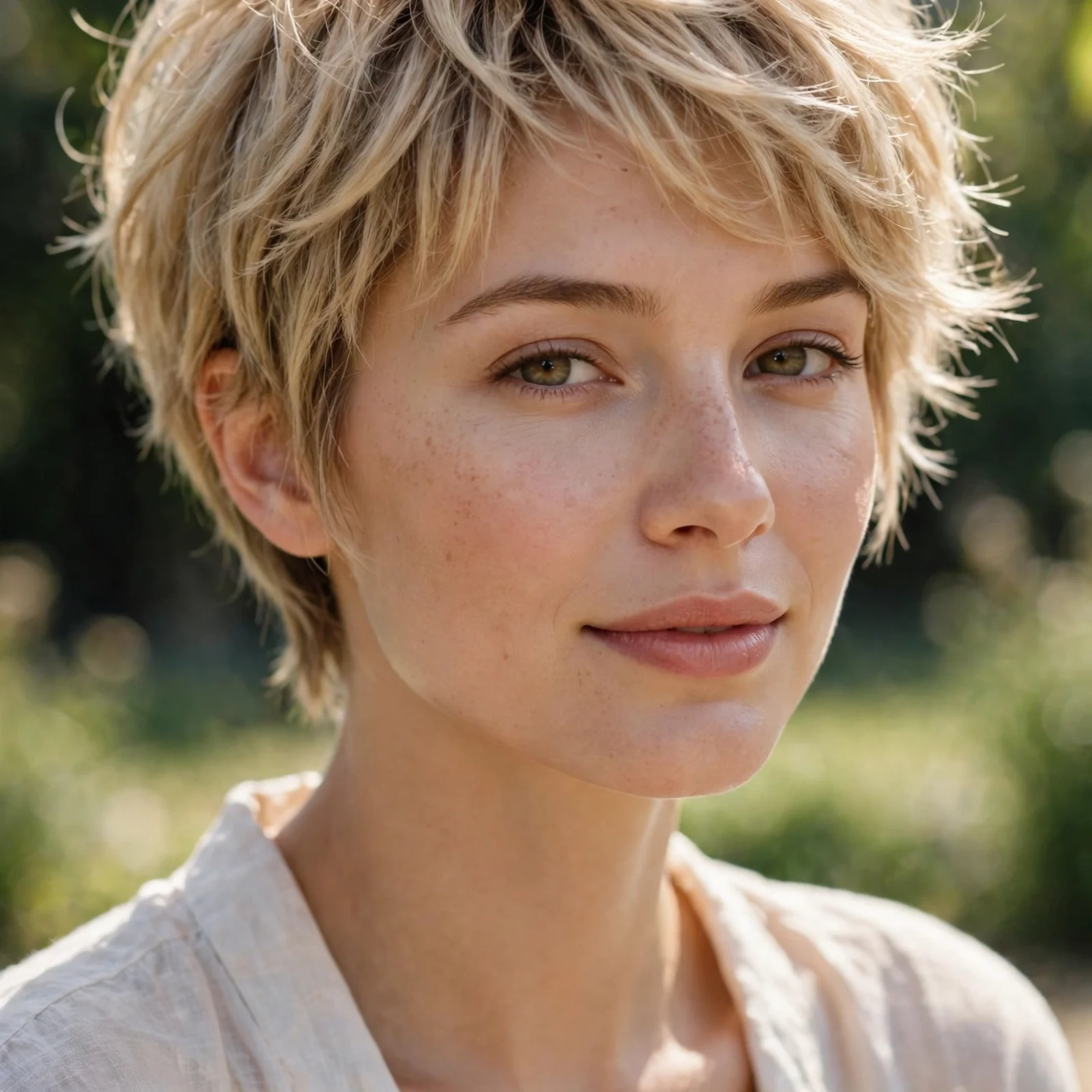 25 Summer Hairstyles for Women With Oval Faces That Stay Balanced & Fresh: Airy Layered Pixie
