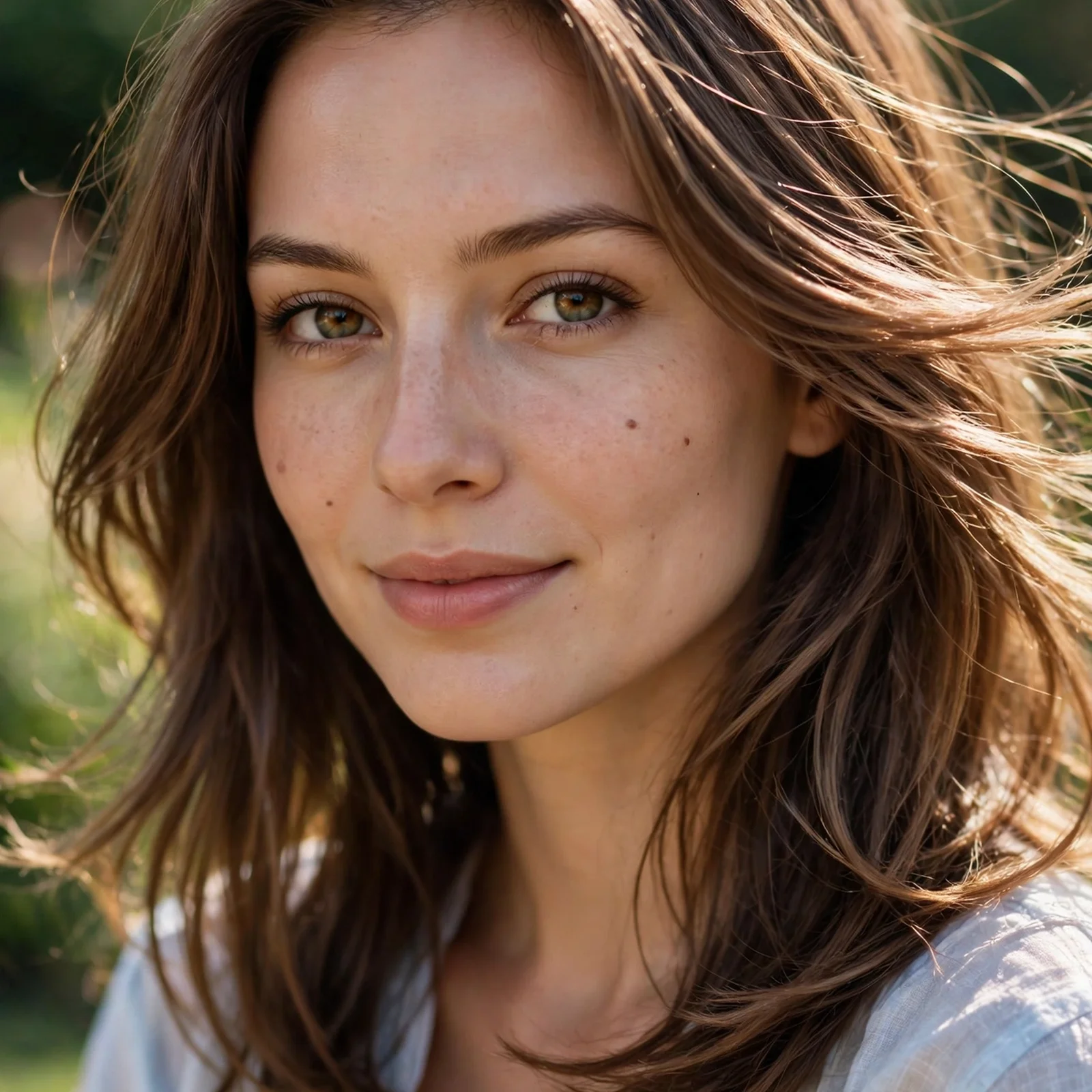 25 Summer Hairstyles for Women With Oval Faces That Stay Balanced & Fresh: Glossy Shoulder-Length Layers