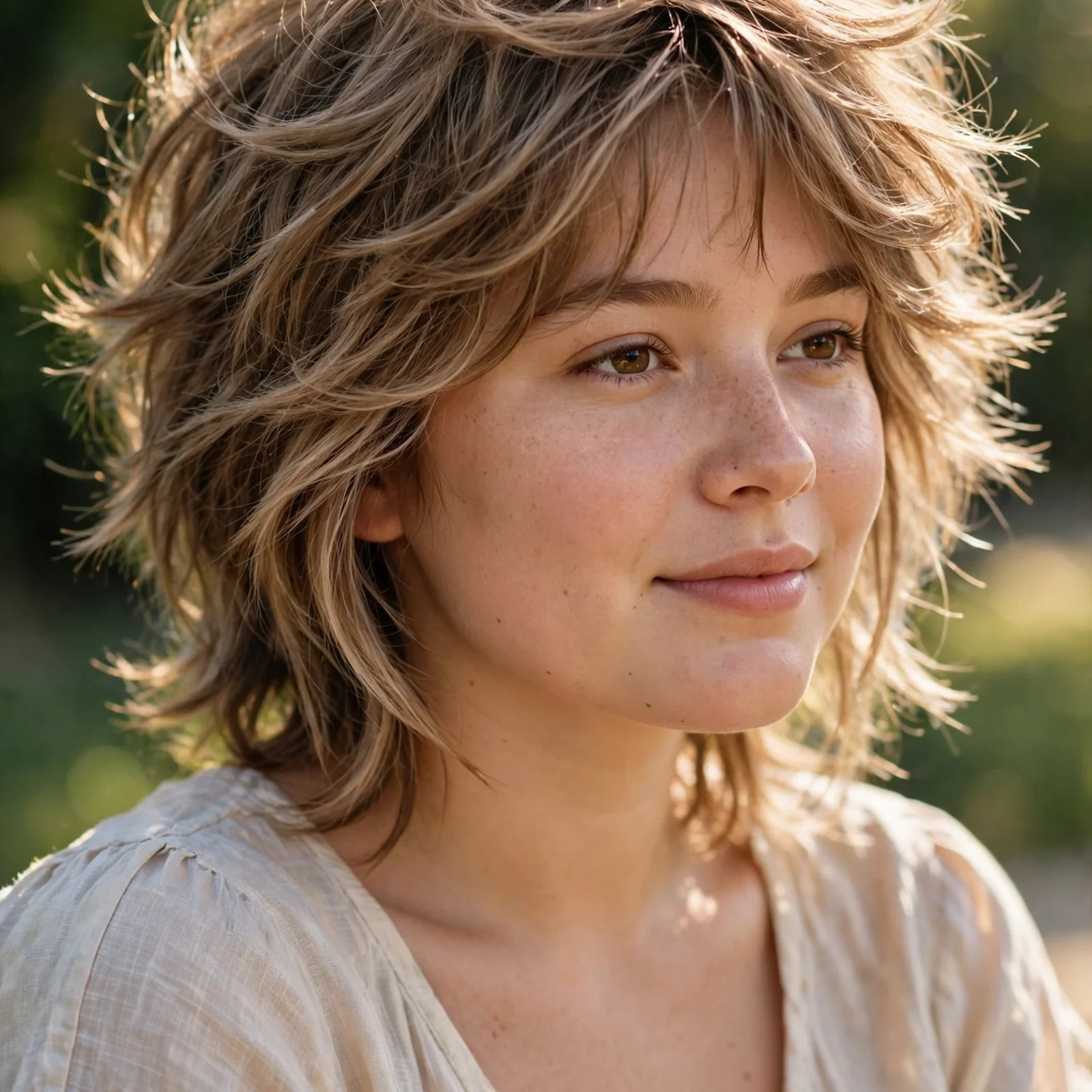 25 Summer Hairstyles for Women With Round Faces That Add Instant Definition: Soft Wolf Cut