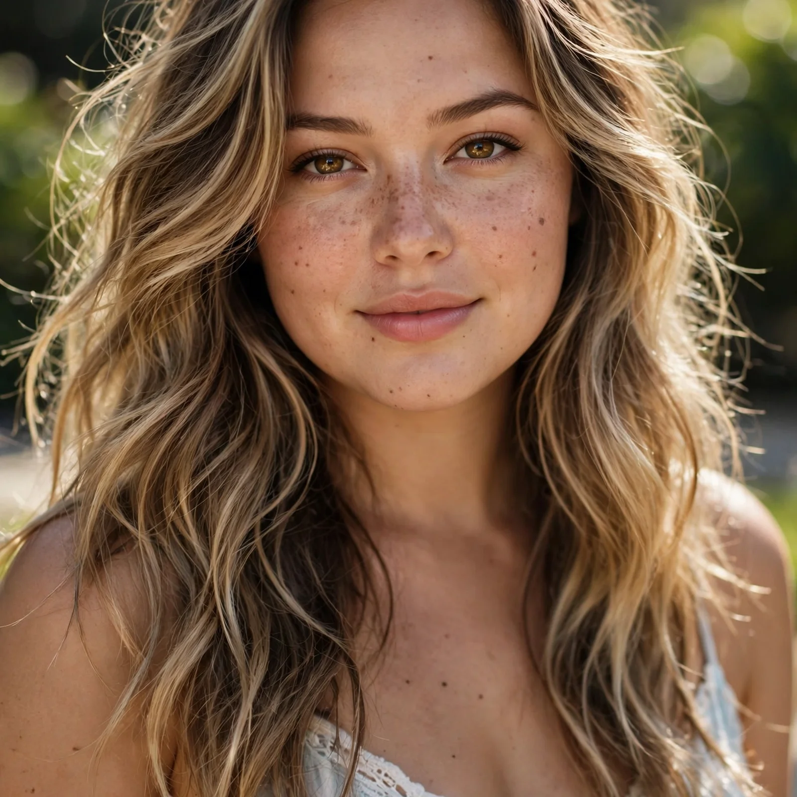 25 Summer Hairstyles for Women With Round Faces That Add Instant Definition: Beachy Long Layers