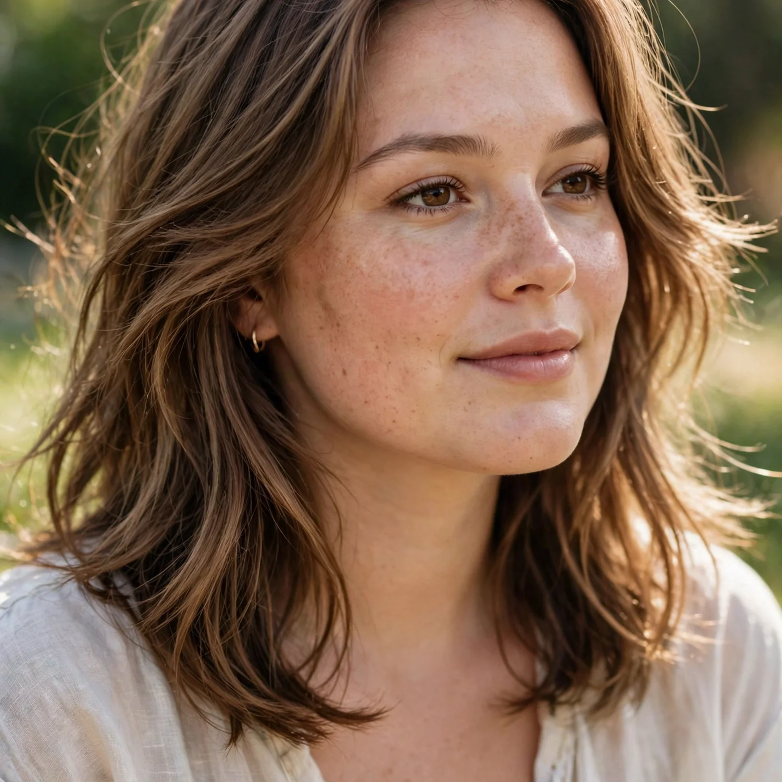 25 Summer Hairstyles for Women With Round Faces That Add Instant Definition: Layered Collarbone Cut