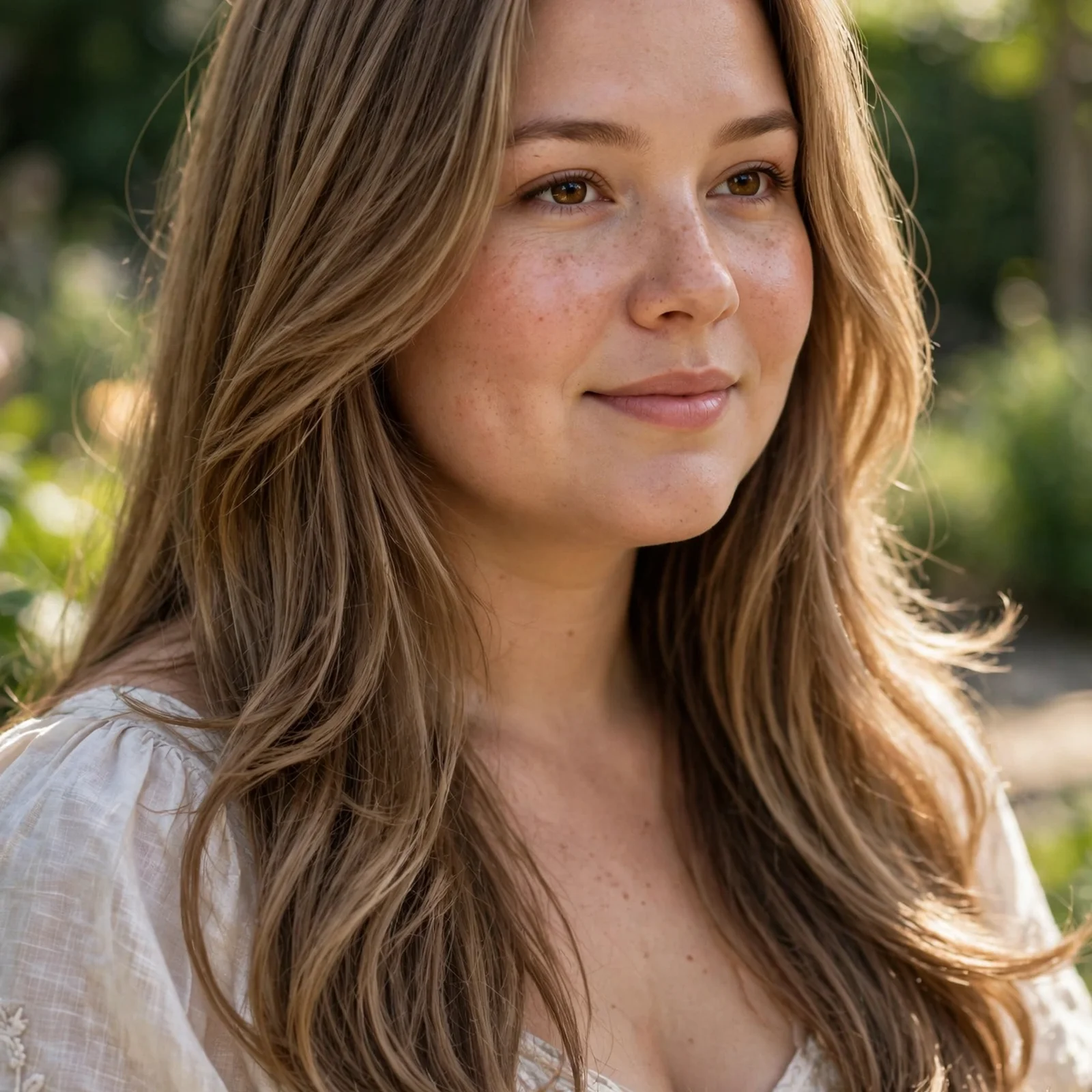 25 Summer Hairstyles for Women With Round Faces That Add Instant Definition: Long Layers with Soft Bend
