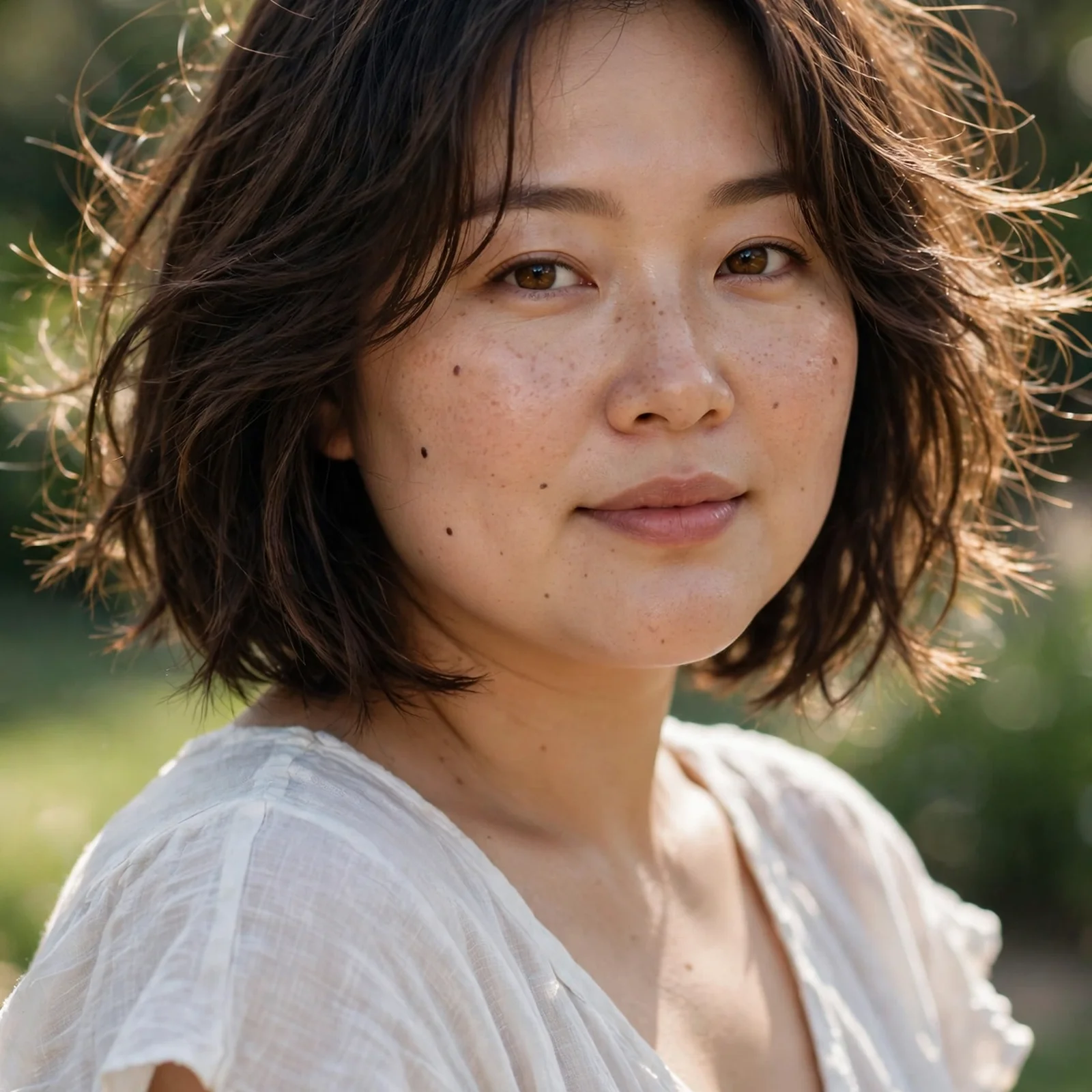 25 Summer Hairstyles for Women With Round Faces That Add Instant Definition: Lightweight Layered Bob