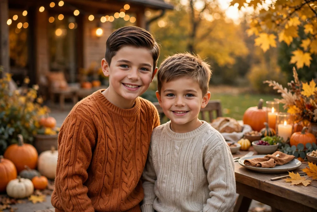 10 Thanksgiving Hairstyles for Boys (Family Photo Ready)