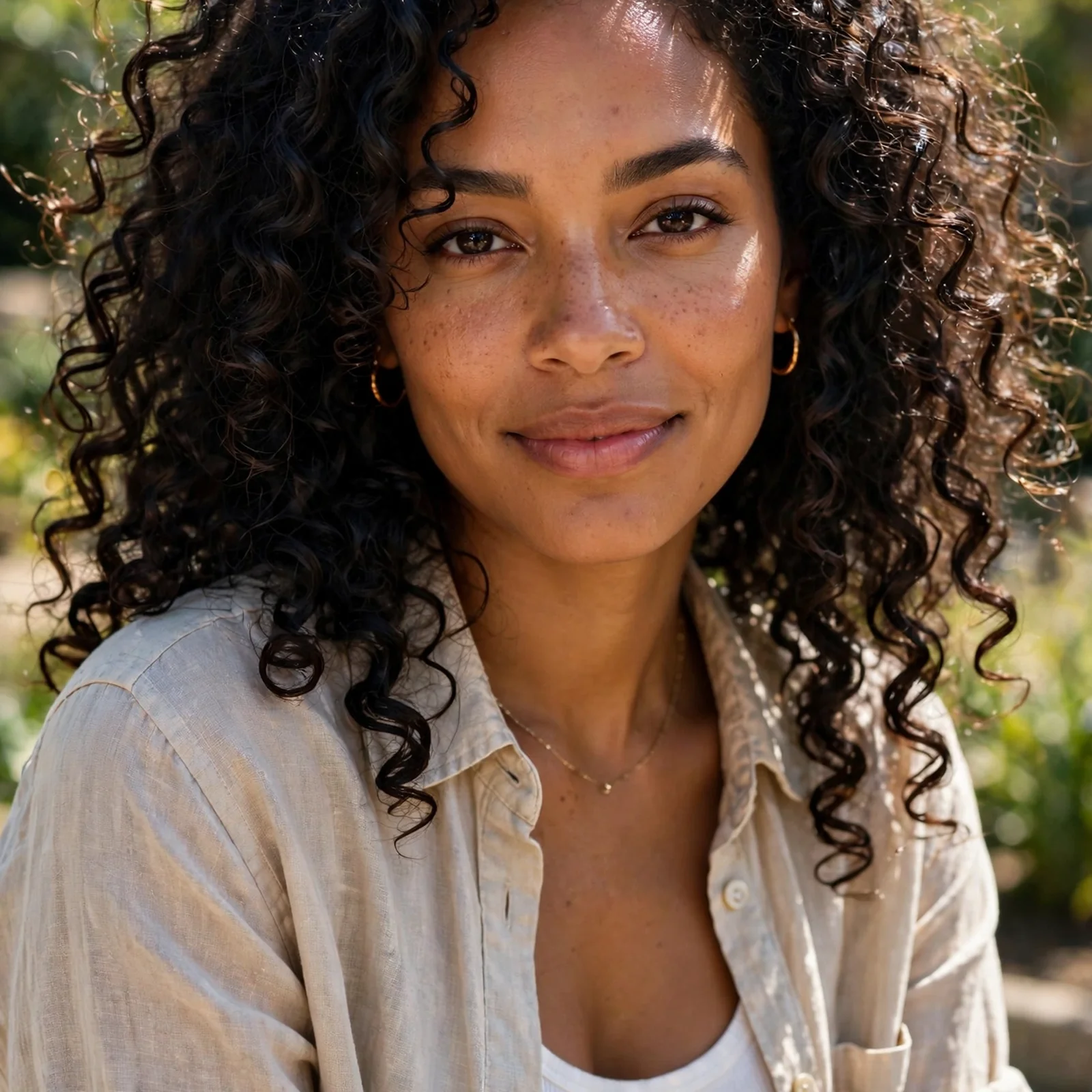 20 Wash and Go Hairstyles for Women In Summer (Easy Styles That Need Zero Effort): Natural Curly Wash and Go