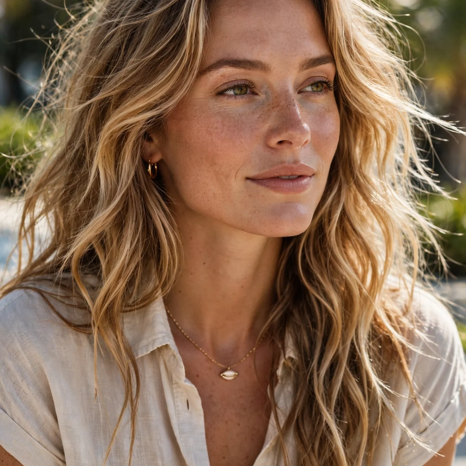 20 Wash and Go Hairstyles for Women In Summer (Easy Styles That Need Zero Effort): Loose Beach Waves