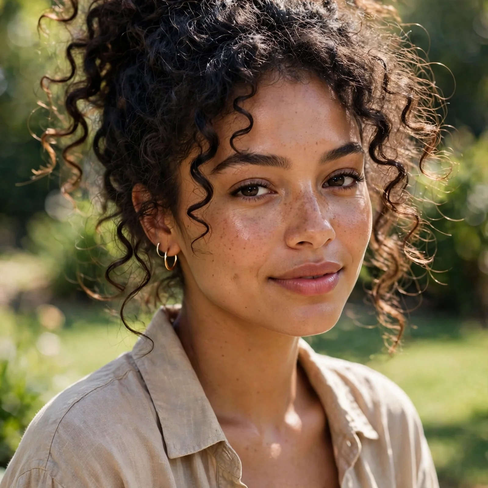 20 Wash and Go Hairstyles for Women In Summer (Easy Styles That Need Zero Effort): Pineapple Updo
