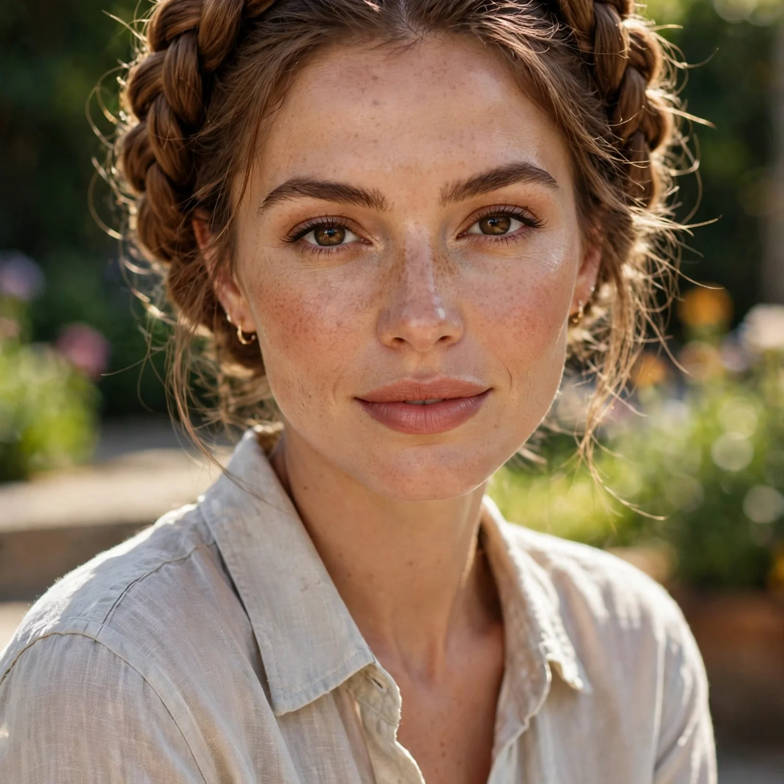 20 Wash and Go Hairstyles for Women In Summer (Easy Styles That Need Zero Effort): Braided Crown