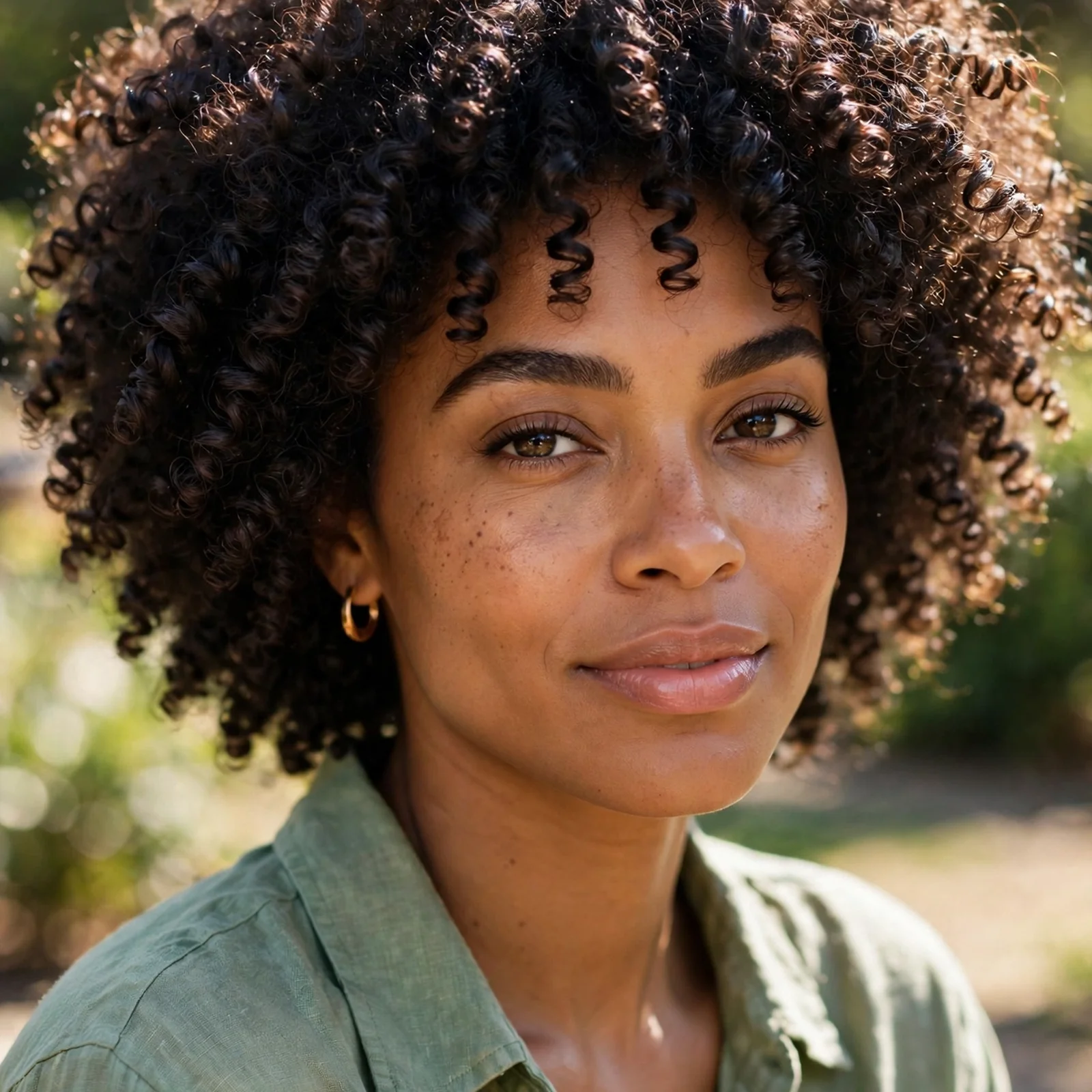 20 Wash and Go Hairstyles for Women In Summer (Easy Styles That Need Zero Effort): Wash and Go Afro