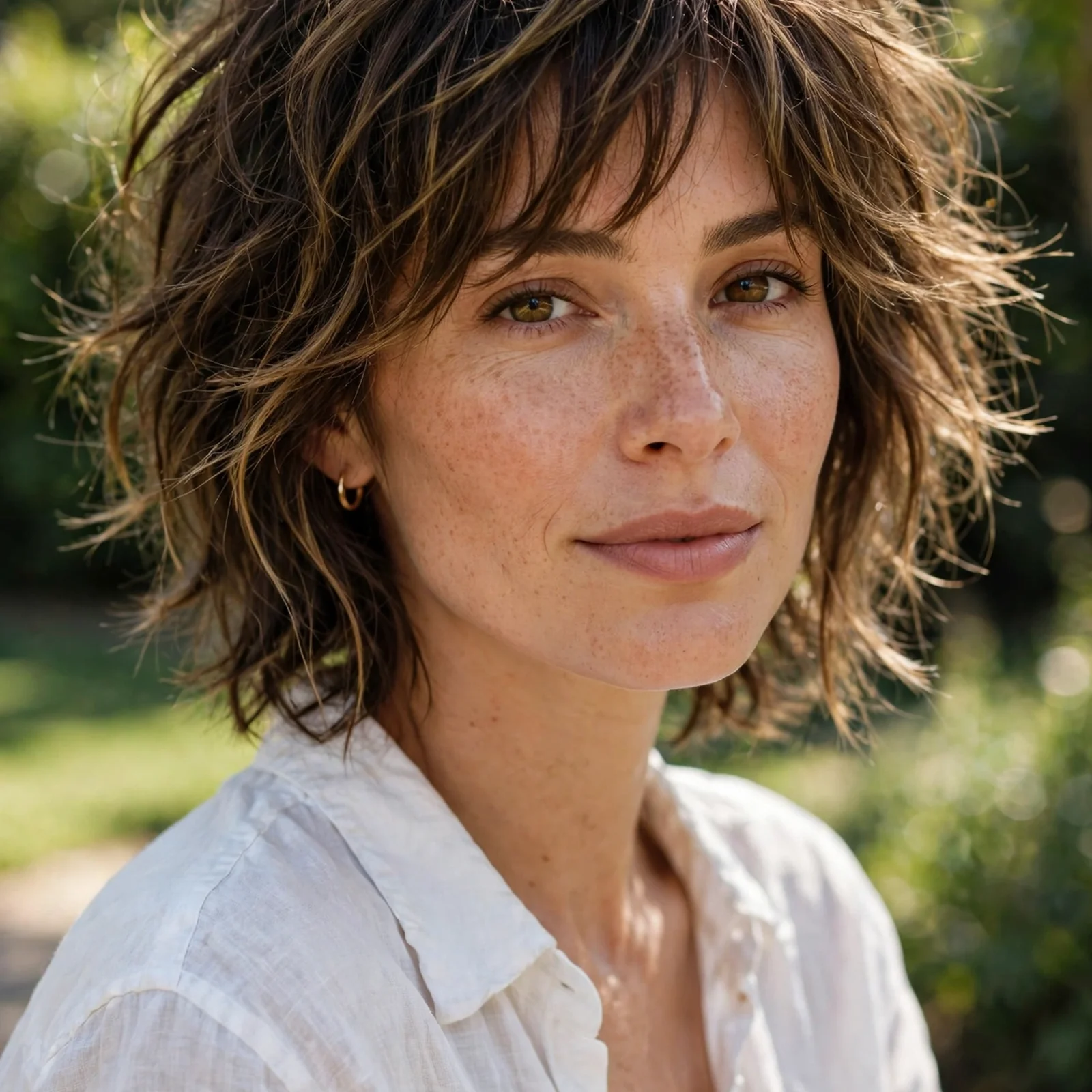 20 Wash and Go Hairstyles for Women In Summer (Easy Styles That Need Zero Effort): Air-Dried Shag Cut