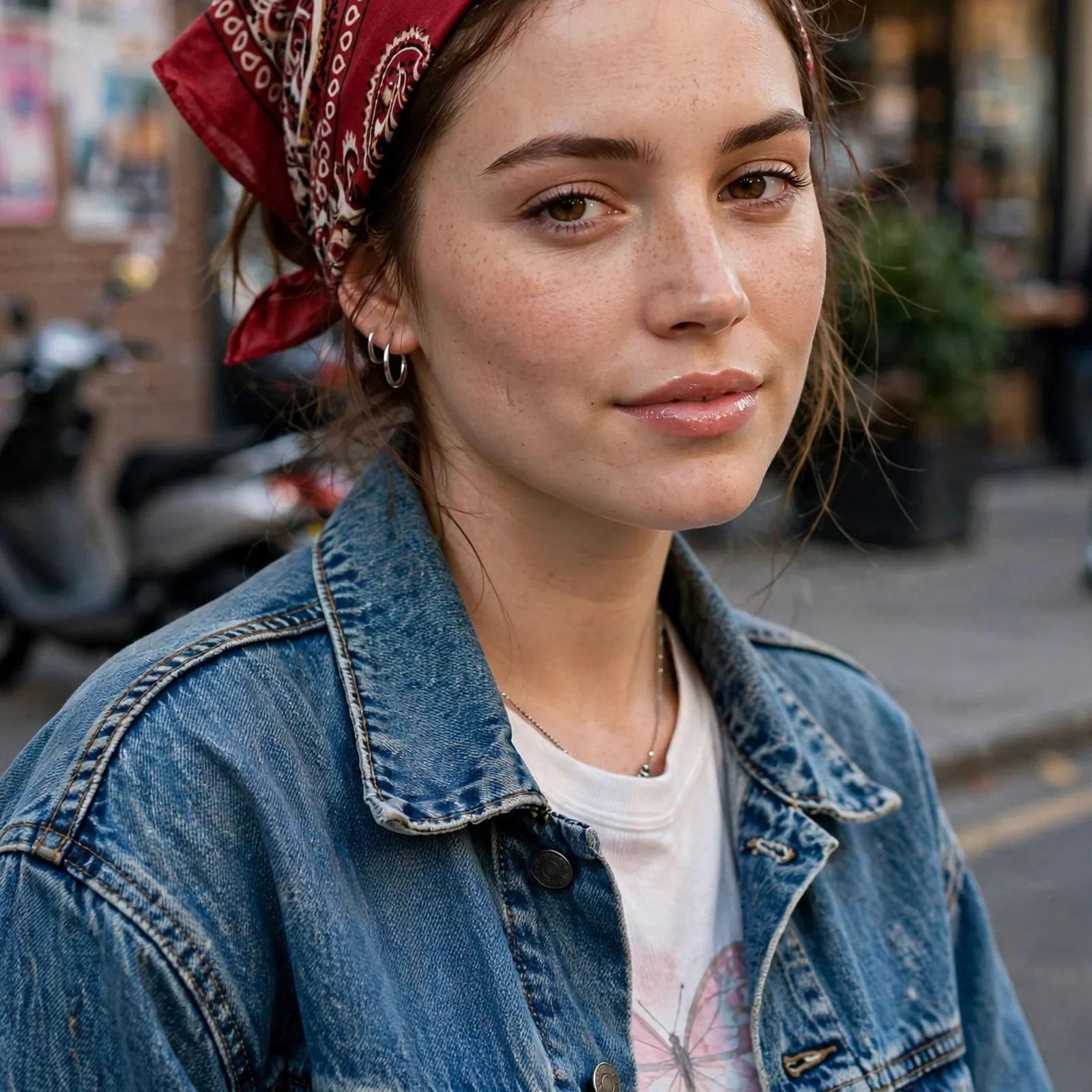 20 Y2K Hairstyles for Women That Are Totally Trending Again in 2026: Bandana Headscarf