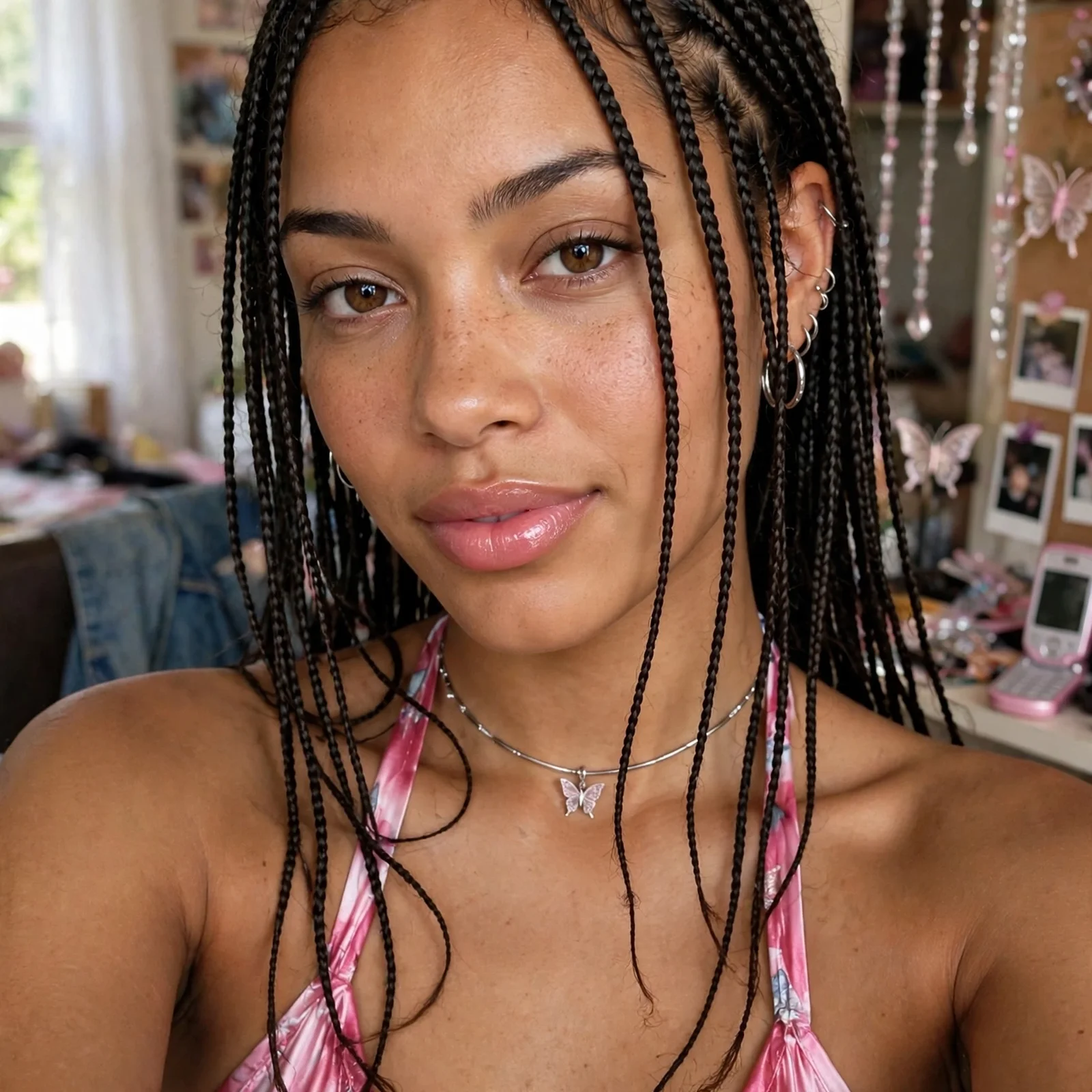 20 Y2K Hairstyles for Women That Are Totally Trending Again in 2026: Micro Braids