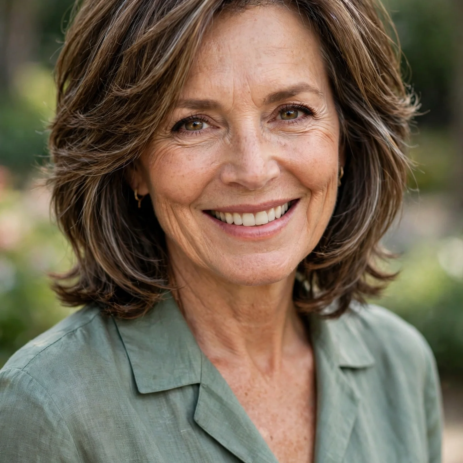15 Youthful Hairstyles for Women Over 50 That Instantly Take Years Off: Shoulder-Length Layered Cut