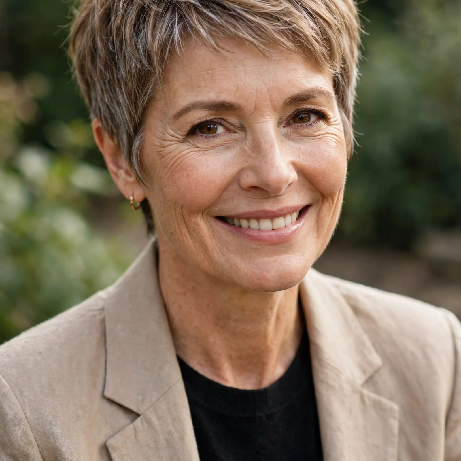 15 Youthful Hairstyles for Women Over 50 That Instantly Take Years Off: Soft Pixie Cut