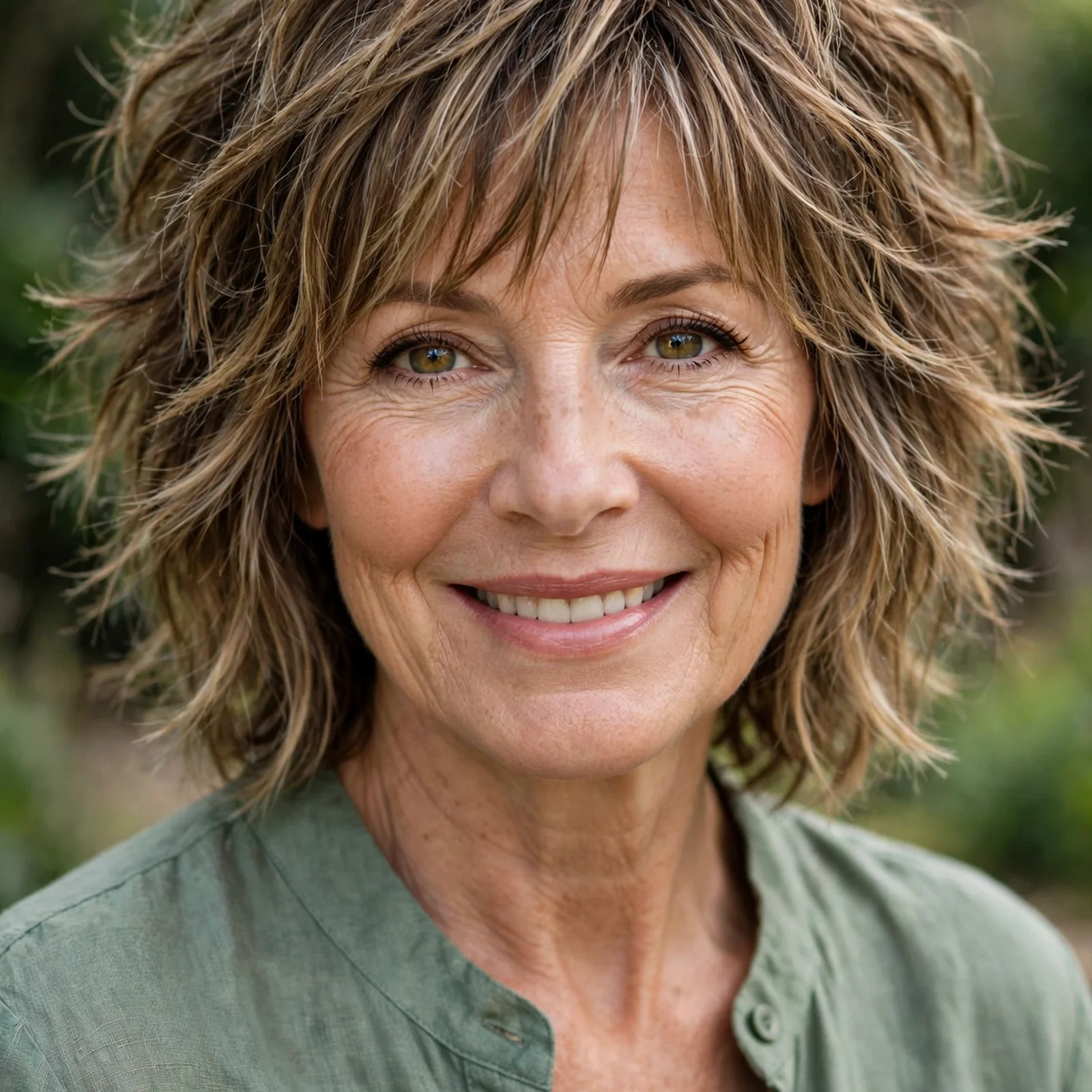 15 Youthful Hairstyles for Women Over 50 That Instantly Take Years Off: Textured Shag Cut